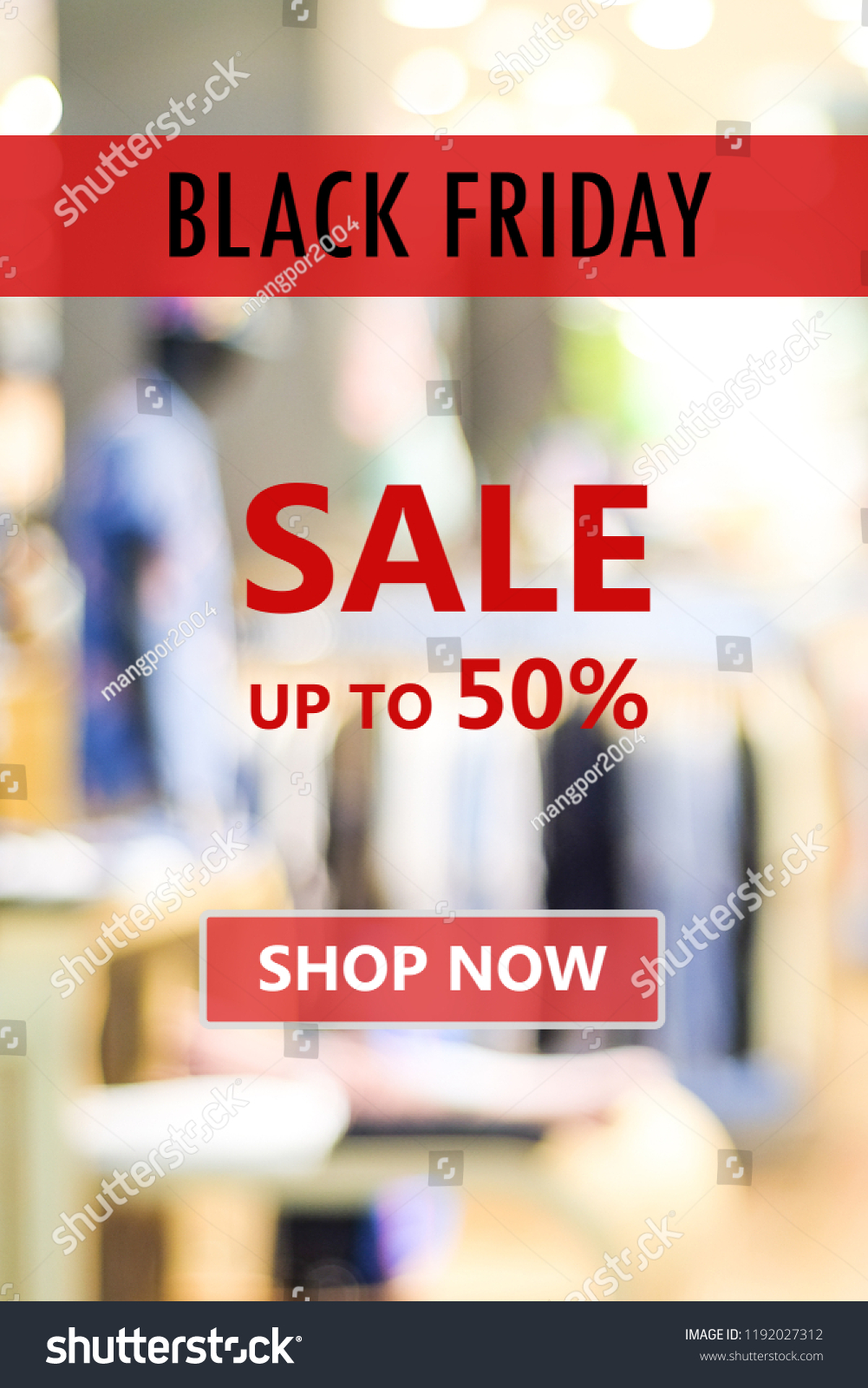 Black friday sale online shopping banner background, web banner, shopping on line promotion, digital marketing, business and technology #1192027312
