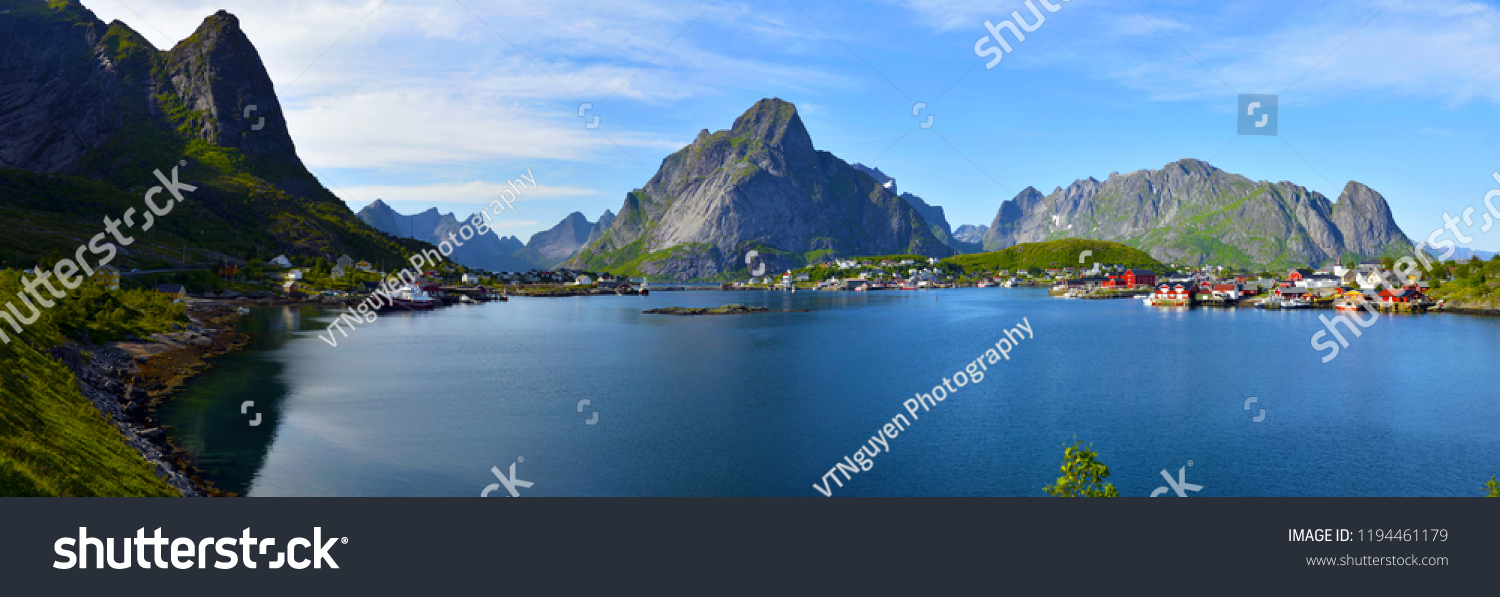 Beautiful Lofoten Norway #1194461179