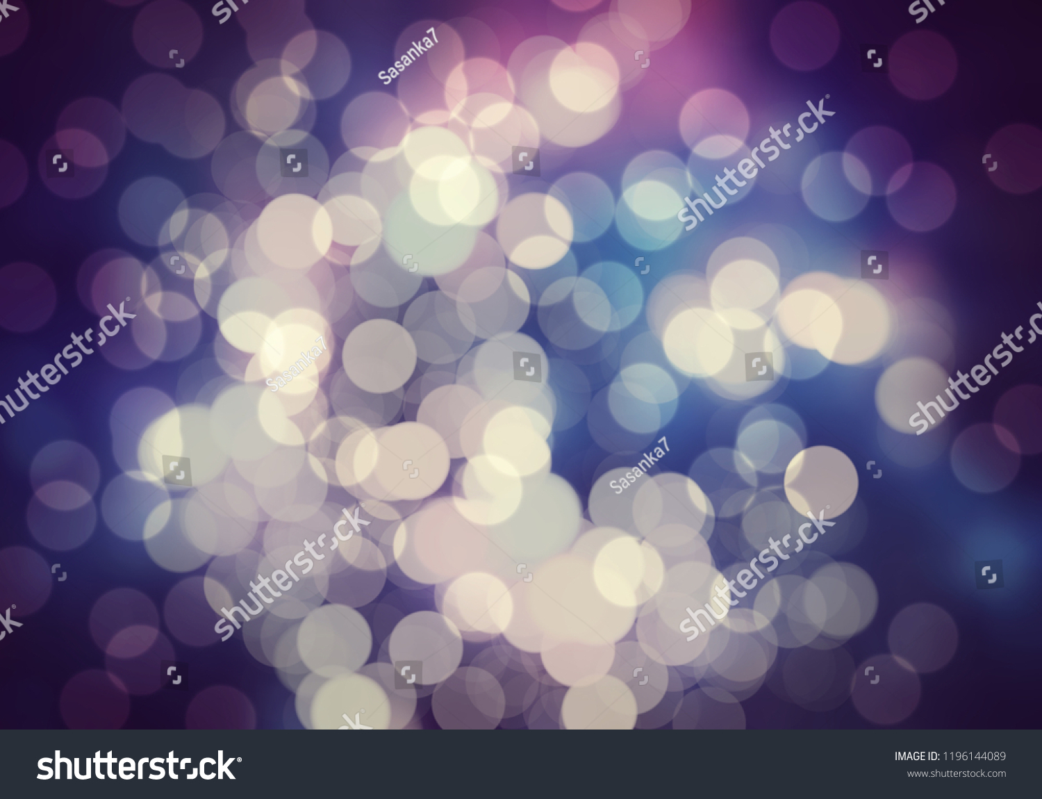 Abstract glowing light bokeh blurry background #1196144089
