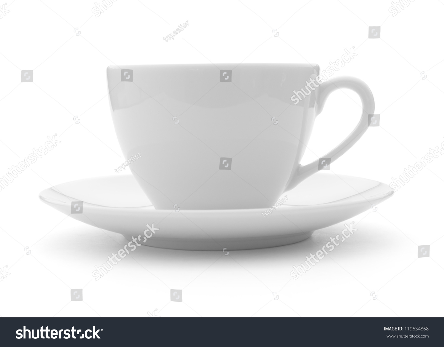 coffee cup over white background #119634868