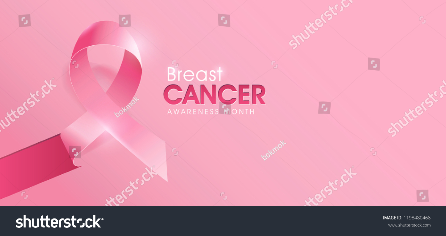 Breast cancer october awareness month pink - Royalty Free Stock Vector ...