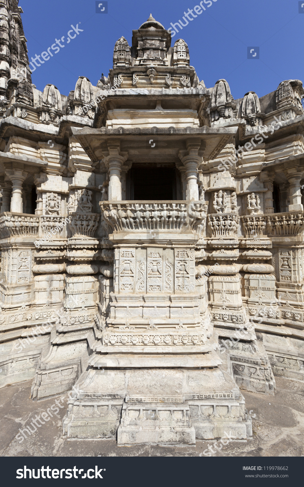 Chaumukha Mandir temple complex, Ranakpur, Rajasthan, India #119978662