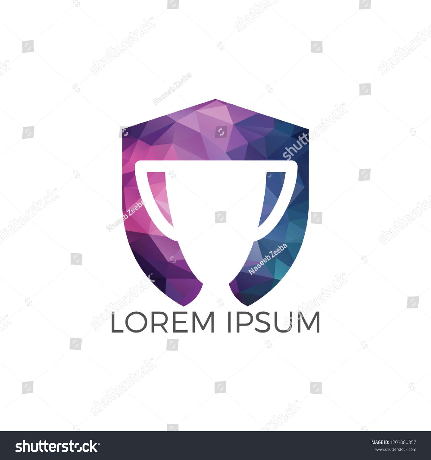 Prize Cup Logo Design Trophy Icon Design Award Royalty Free Stock