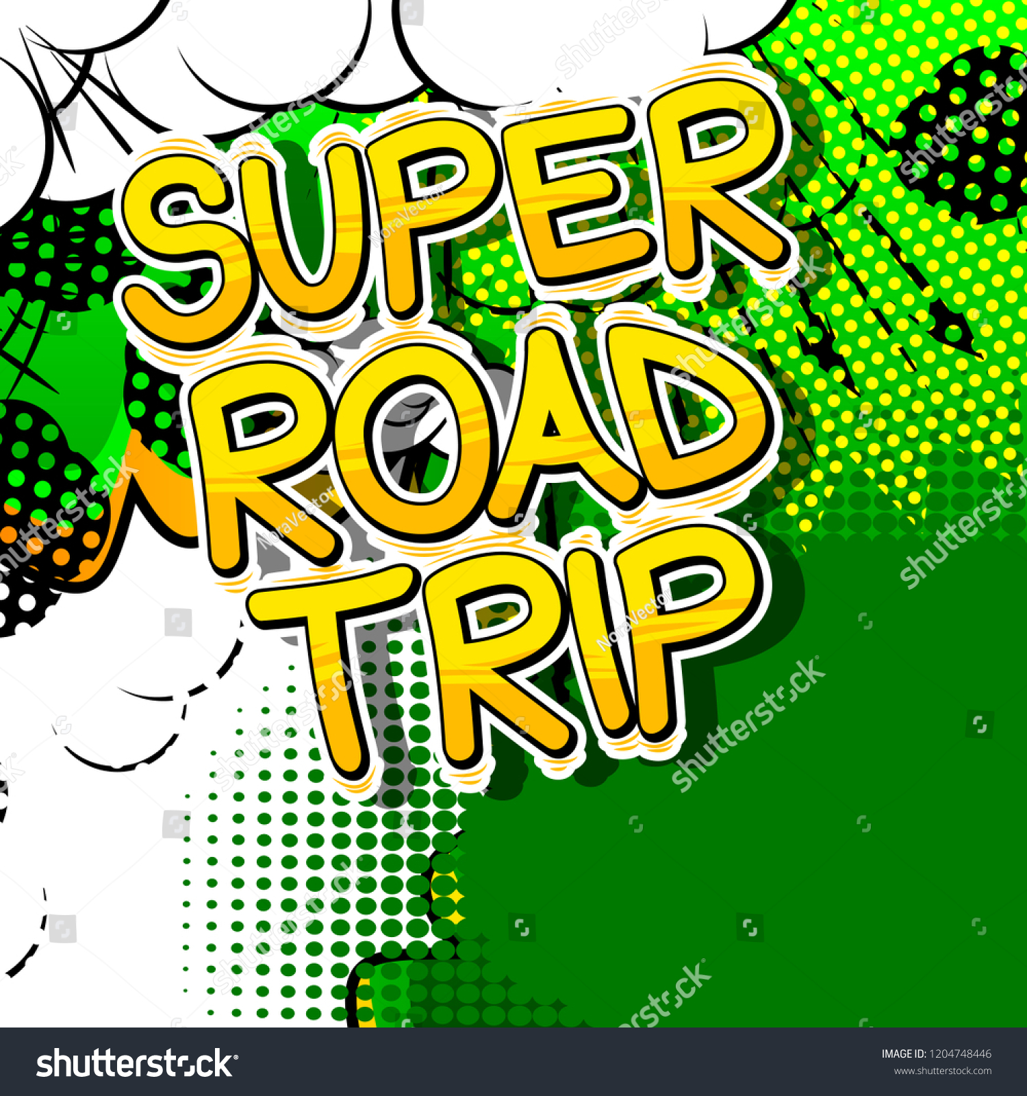 Super Road Trip - Vector Illustrated Comic Book - Royalty Free Stock ...