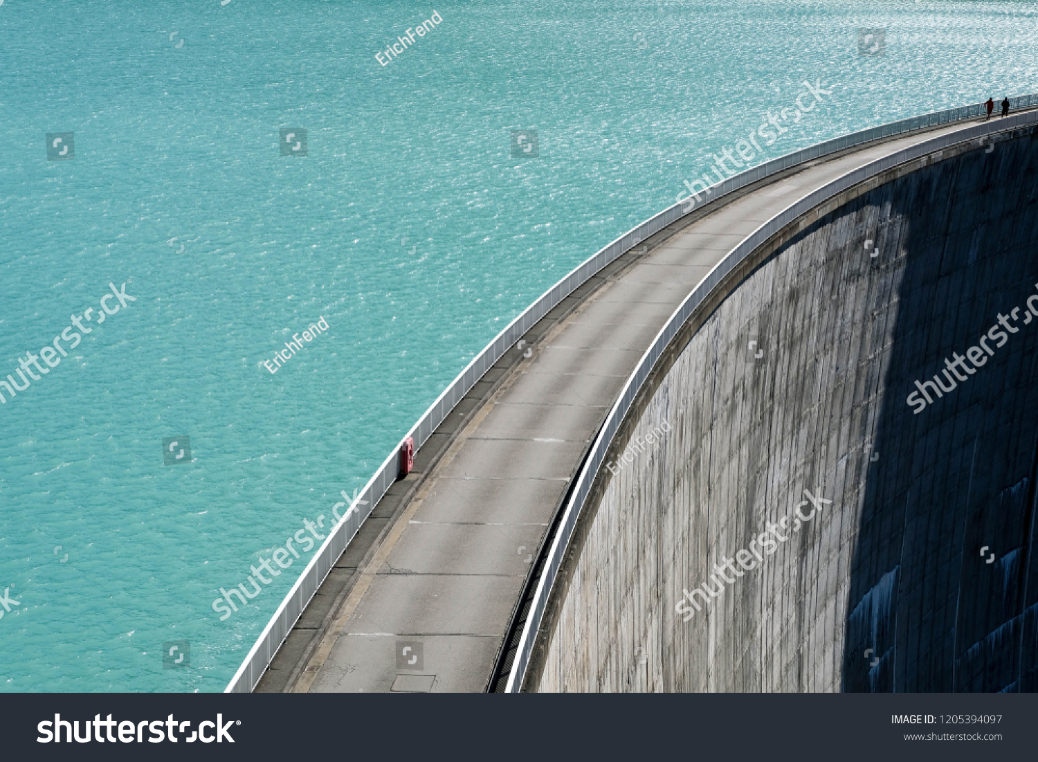 Dam in the austrian alps, Austria, Europe #1205394097