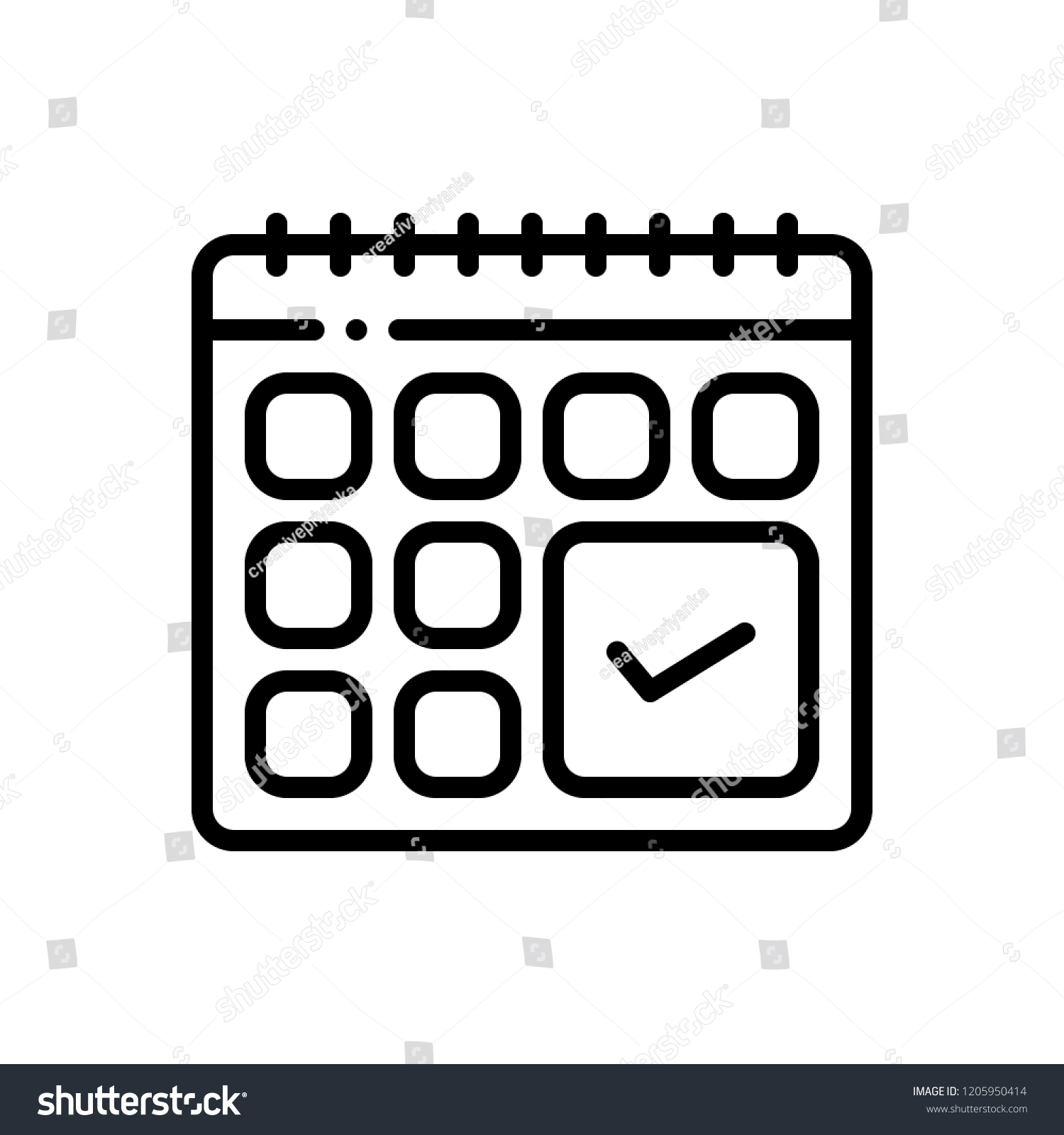 Vector icon for adherence #1205950414
