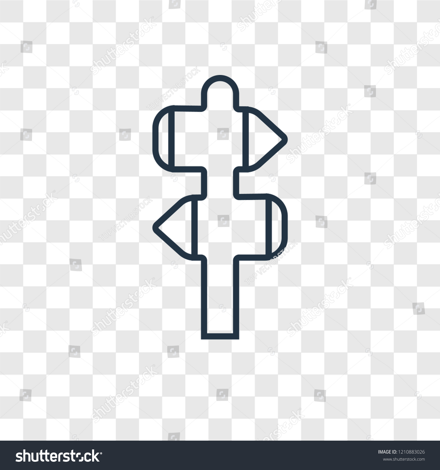 Panel concept vector linear icon isolated on - Royalty Free Stock ...