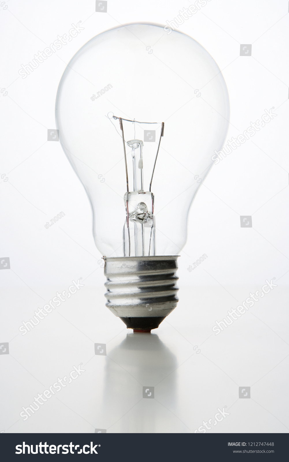 Light bulb on white background #1212747448