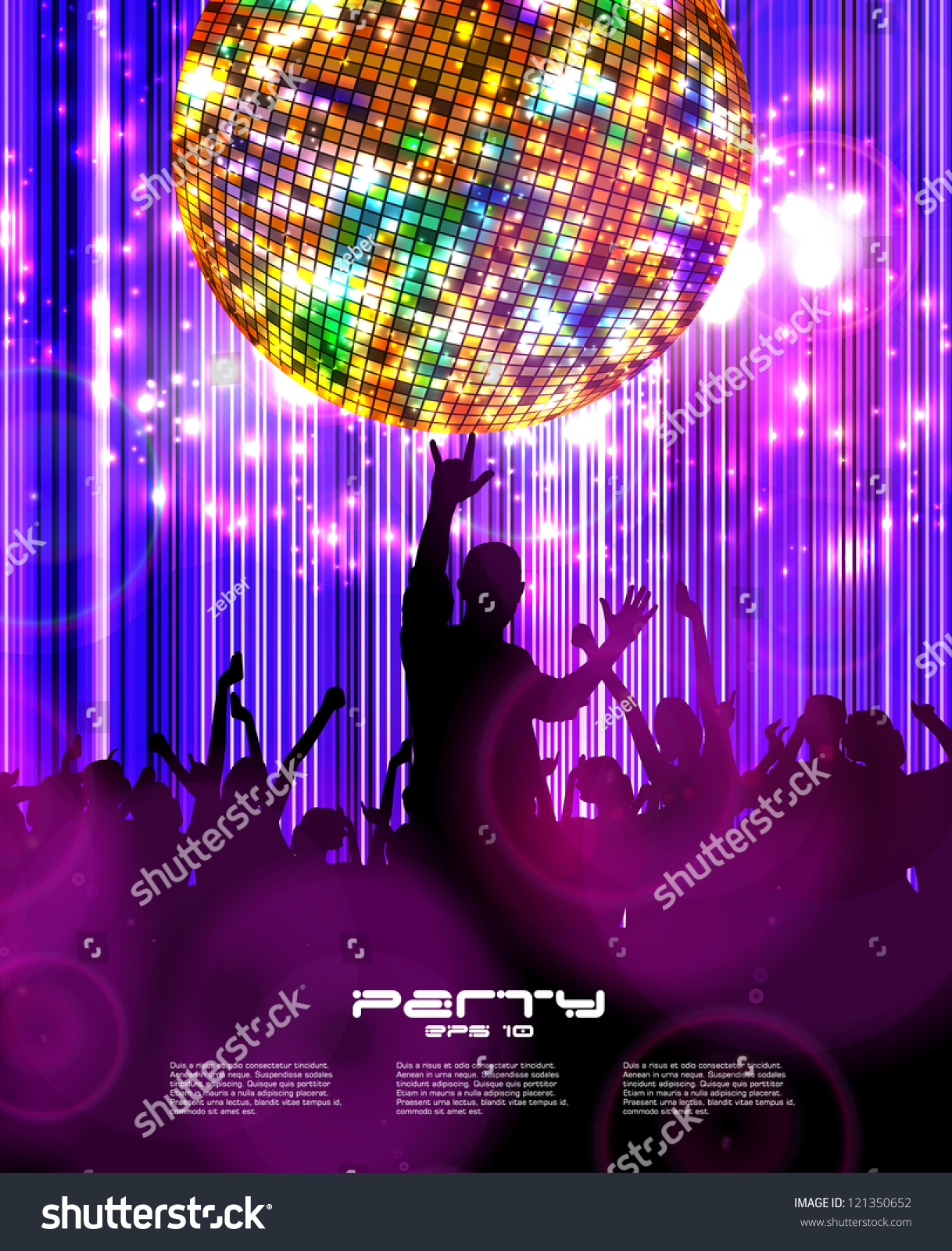 Party Background. Vector Illustration - Royalty Free Stock Vector 