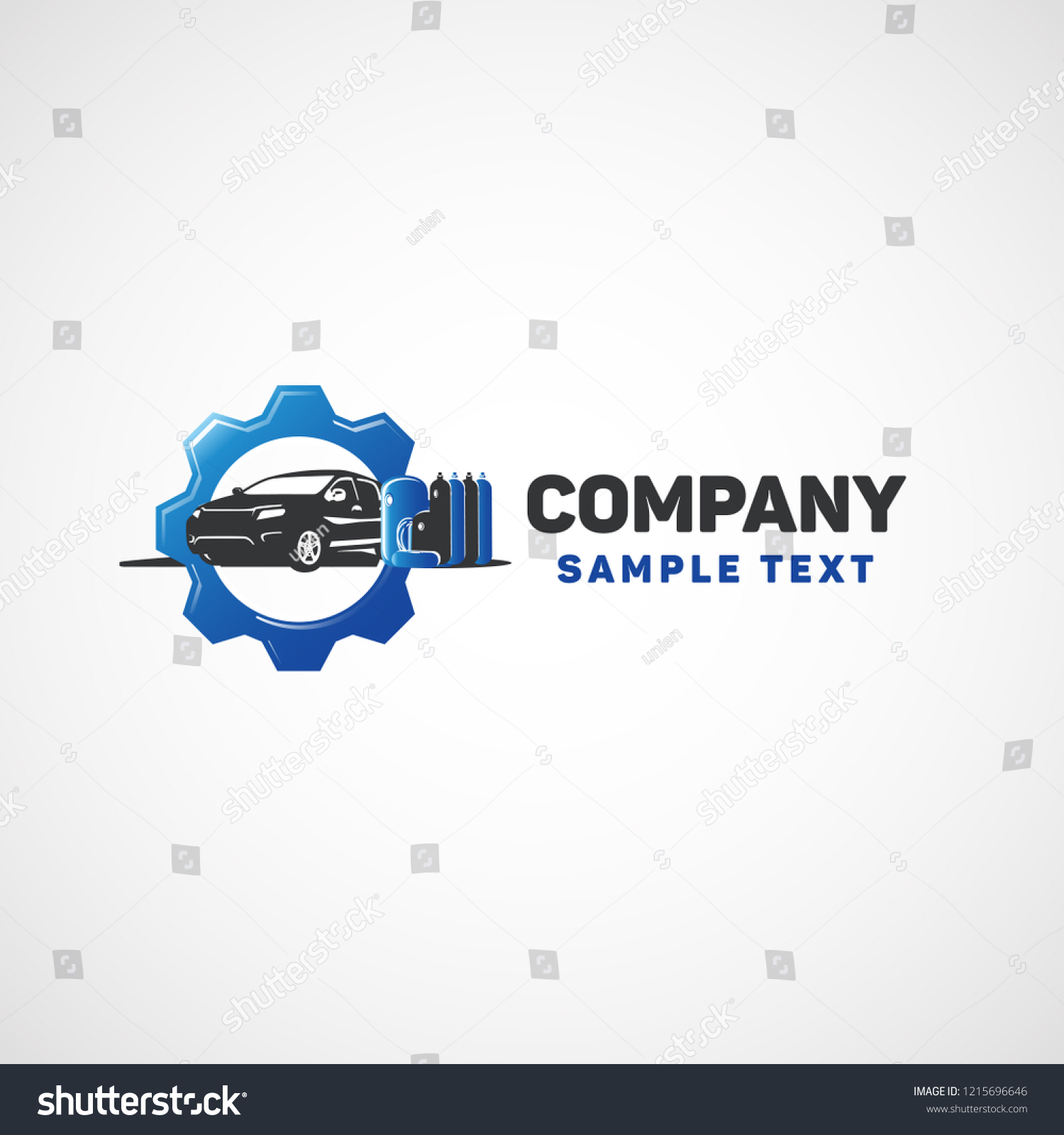 Car on a liquefied gas and cylinders logo. - Royalty Free Stock Vector ...