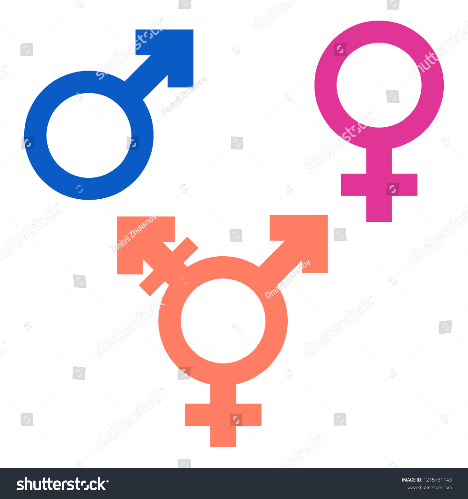 Sign of gender difference. Man and woman. - Royalty Free Stock Vector ...