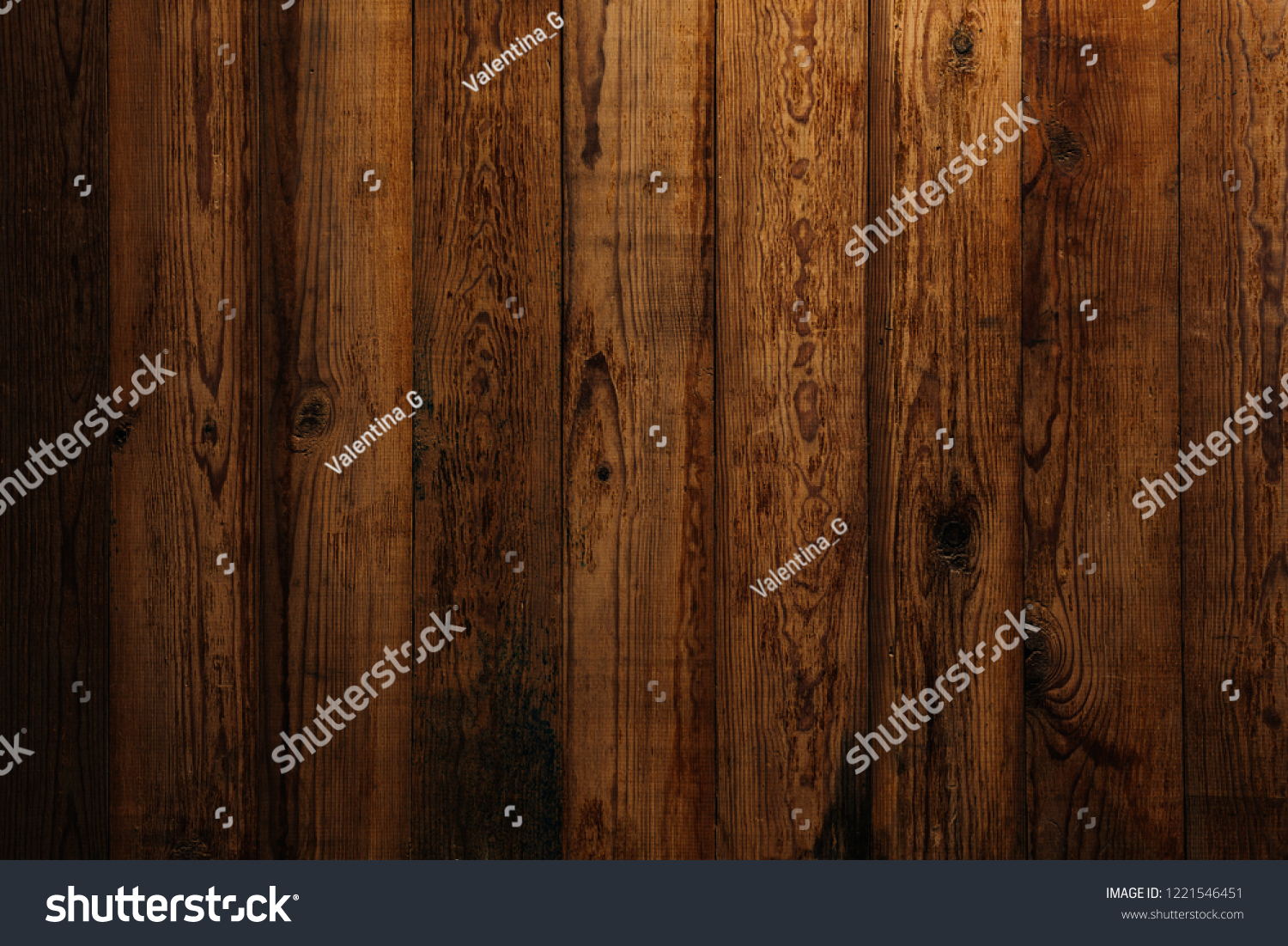 Old wooden boards. Wooden background with copy space. #1221546451