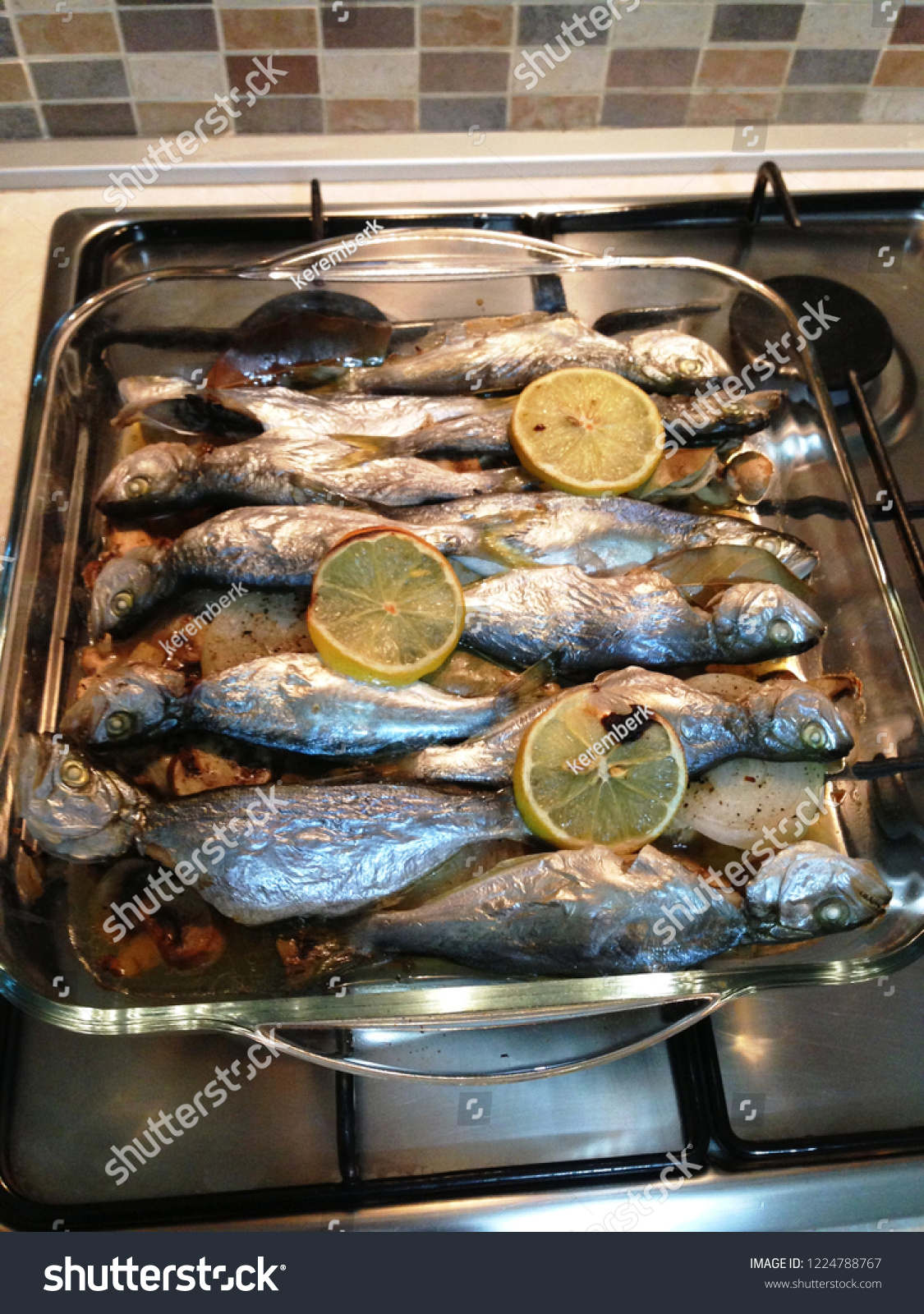 delicious fish from oven #1224788767