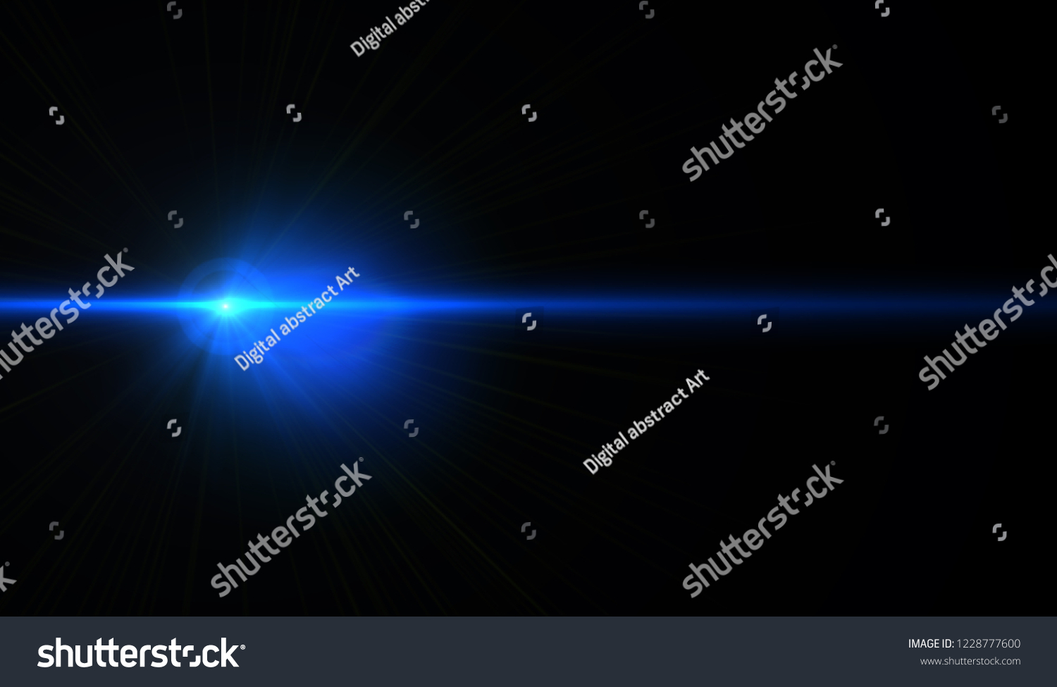 
Modern dynamic energy laser flare in space background,  digitally generated image. #1228777600