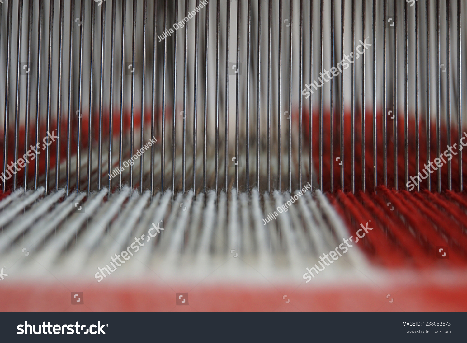 Stripe Textiles. Textile-Felt-Wool. Textile Waving. Small Textile Industry in Germany. Abstract Background. #1238082673