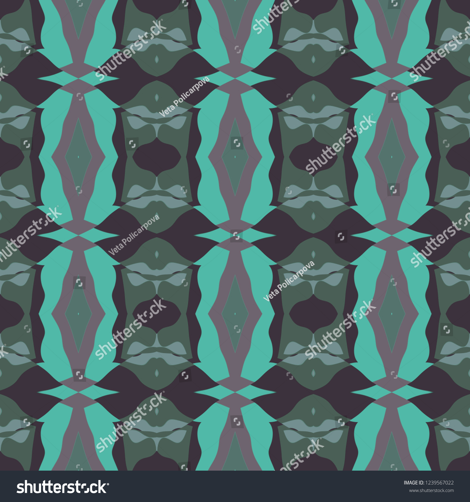 Seamless background pattern with a variety of multicolored lines. #1239567022