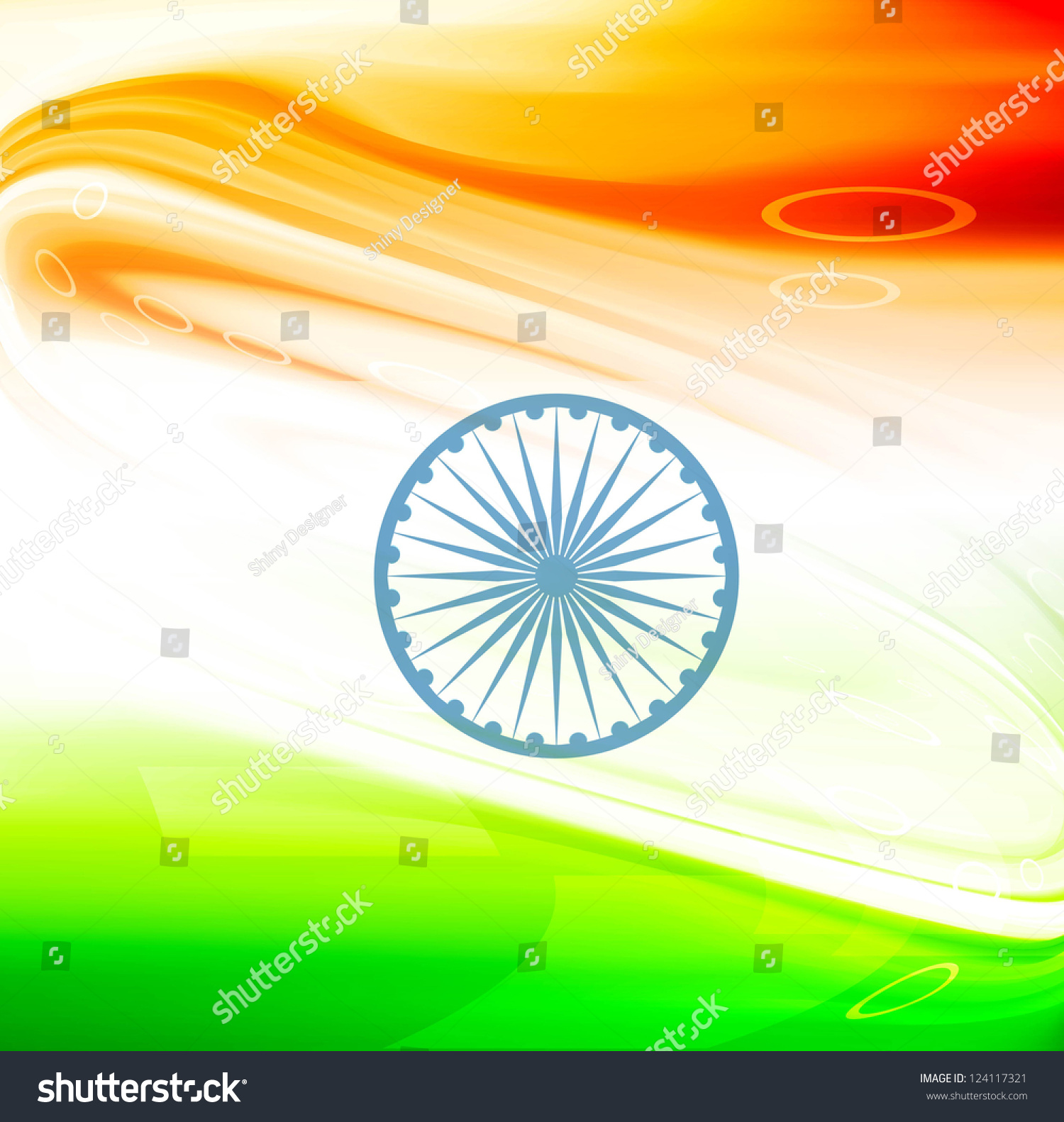 vector stylish indian flag wave design - Royalty Free Stock Vector ...