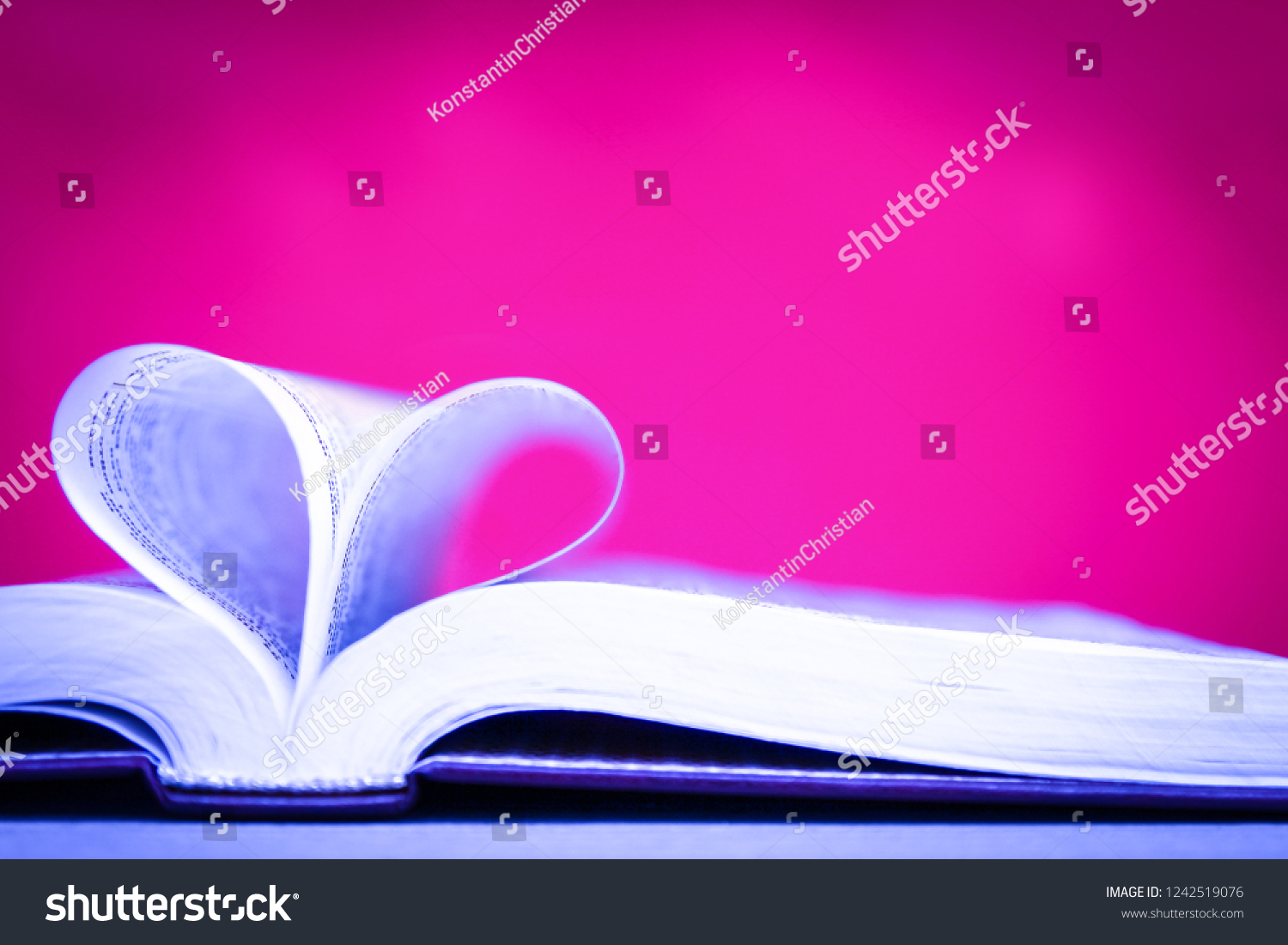 Bible and happy valentine's day in love #1242519076