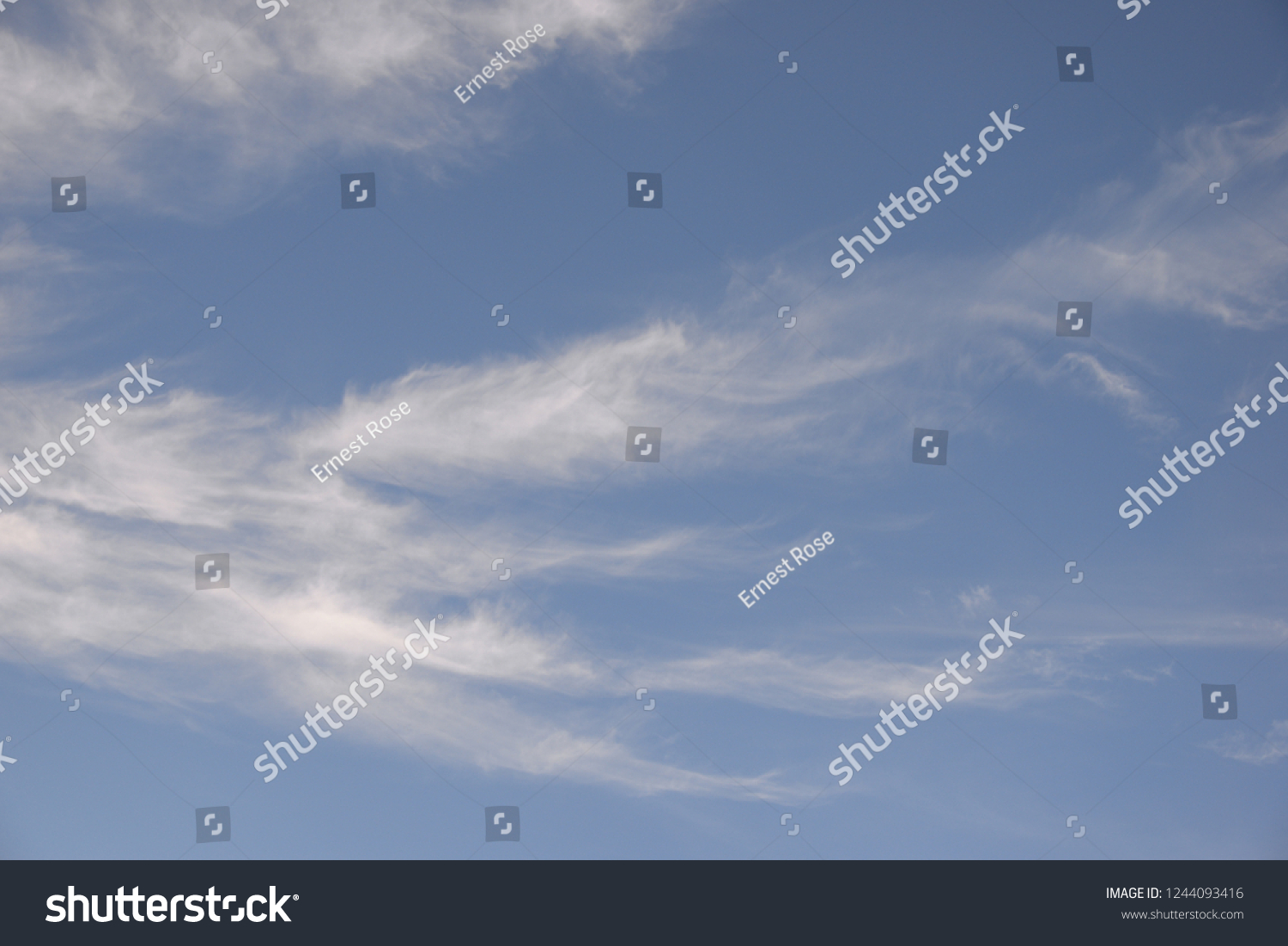 Clouds at the Spanish sky, Costa Blanca, Spain #1244093416