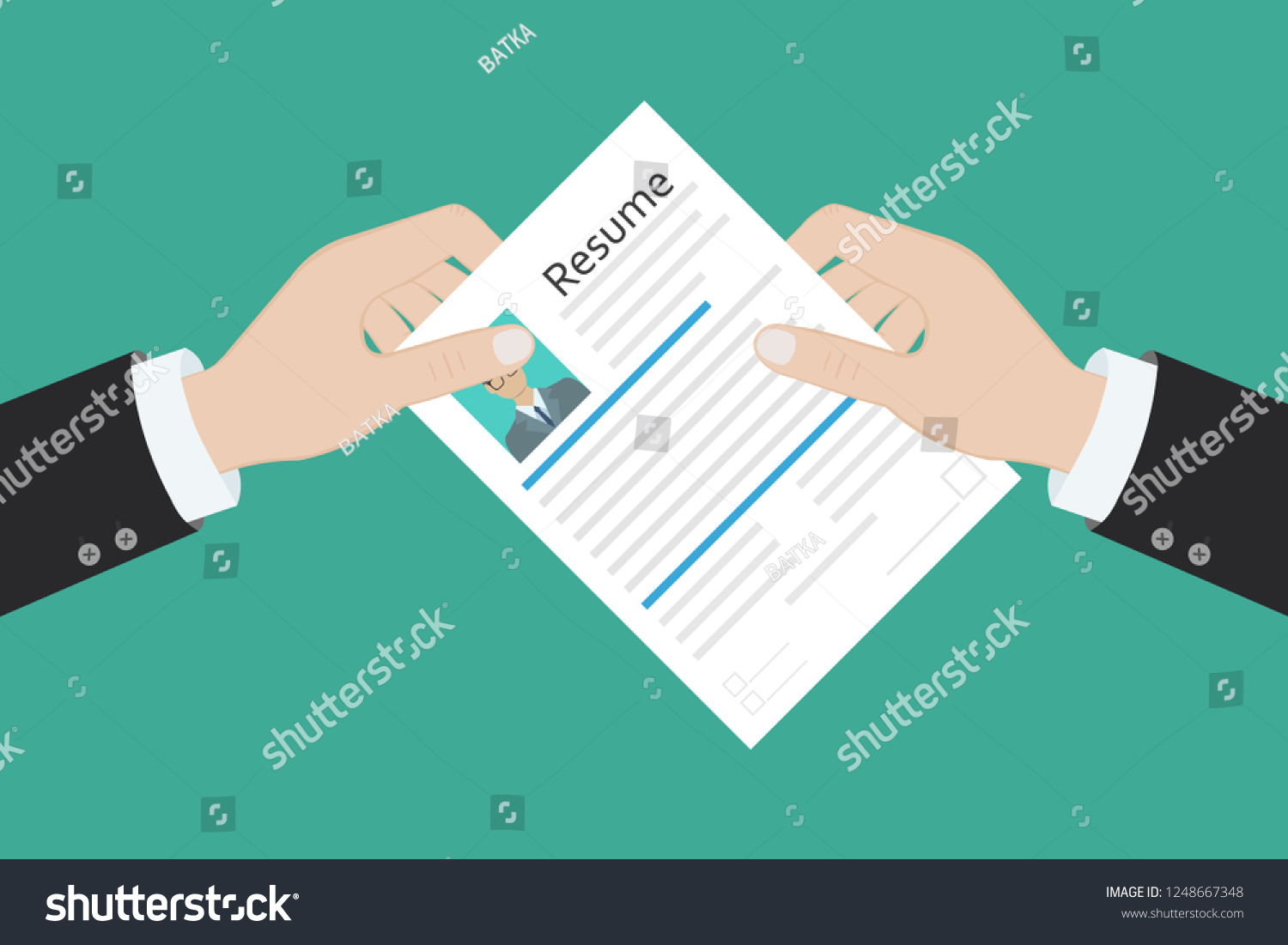 cv-concept-resume-with-photo-documents-royalty-free-stock-vector