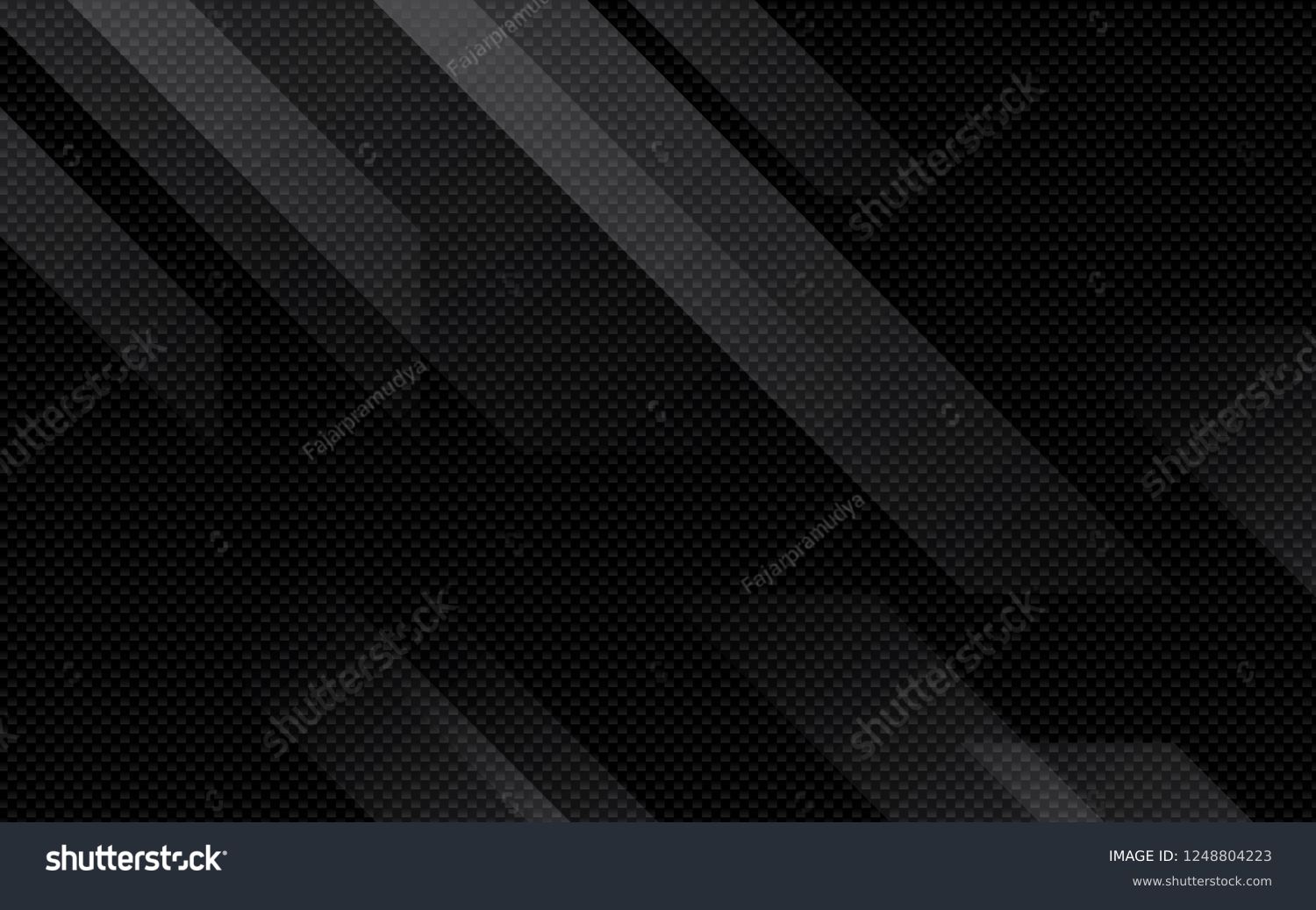 Black abstract geometric background. Modern shape concept. #1248804223