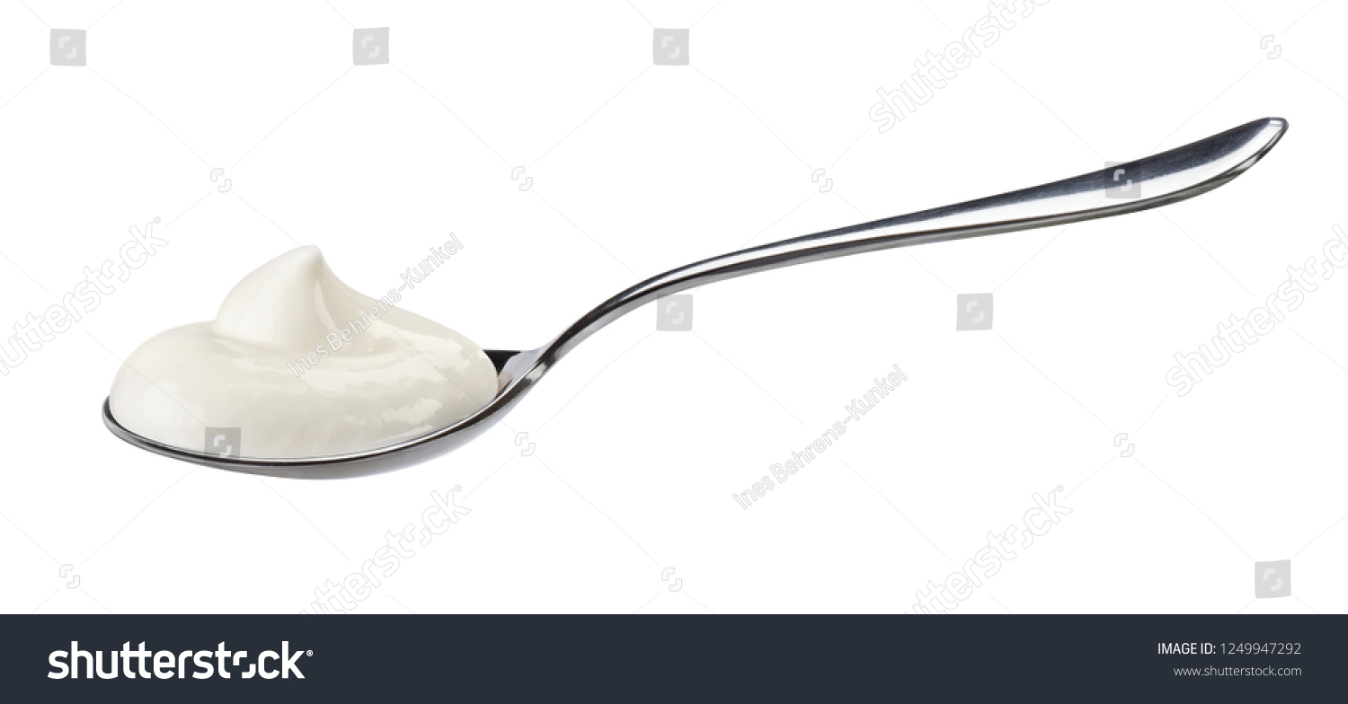 yogurt swirl isolated #1249947292