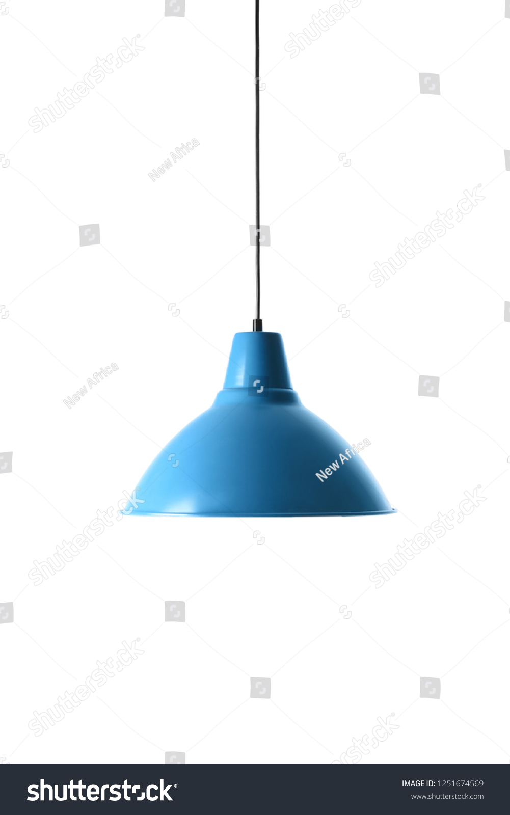 Modern hanging lamp, isolated on white. Idea for interior design #1251674569