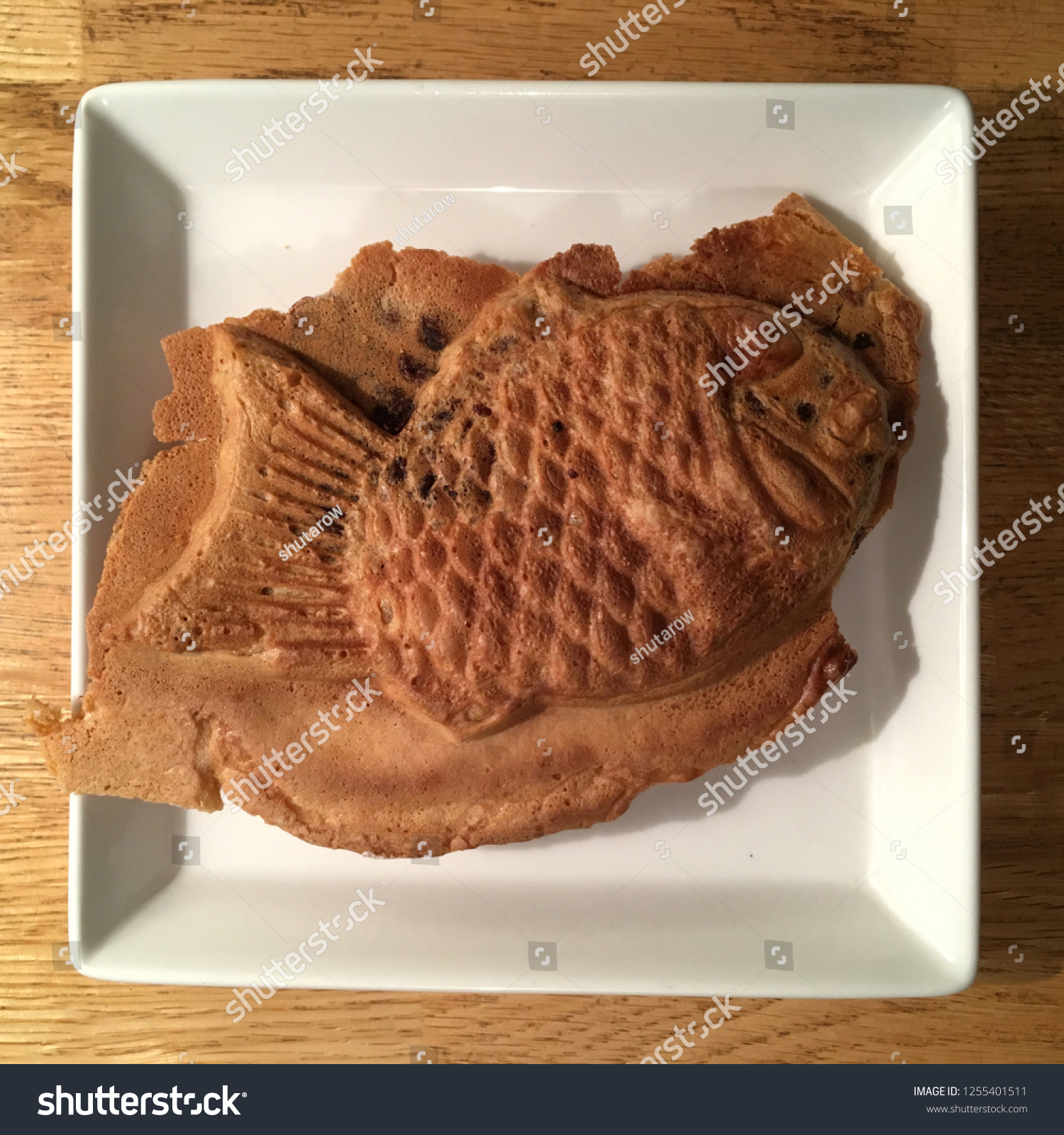 fish shaped pancake #1255401511