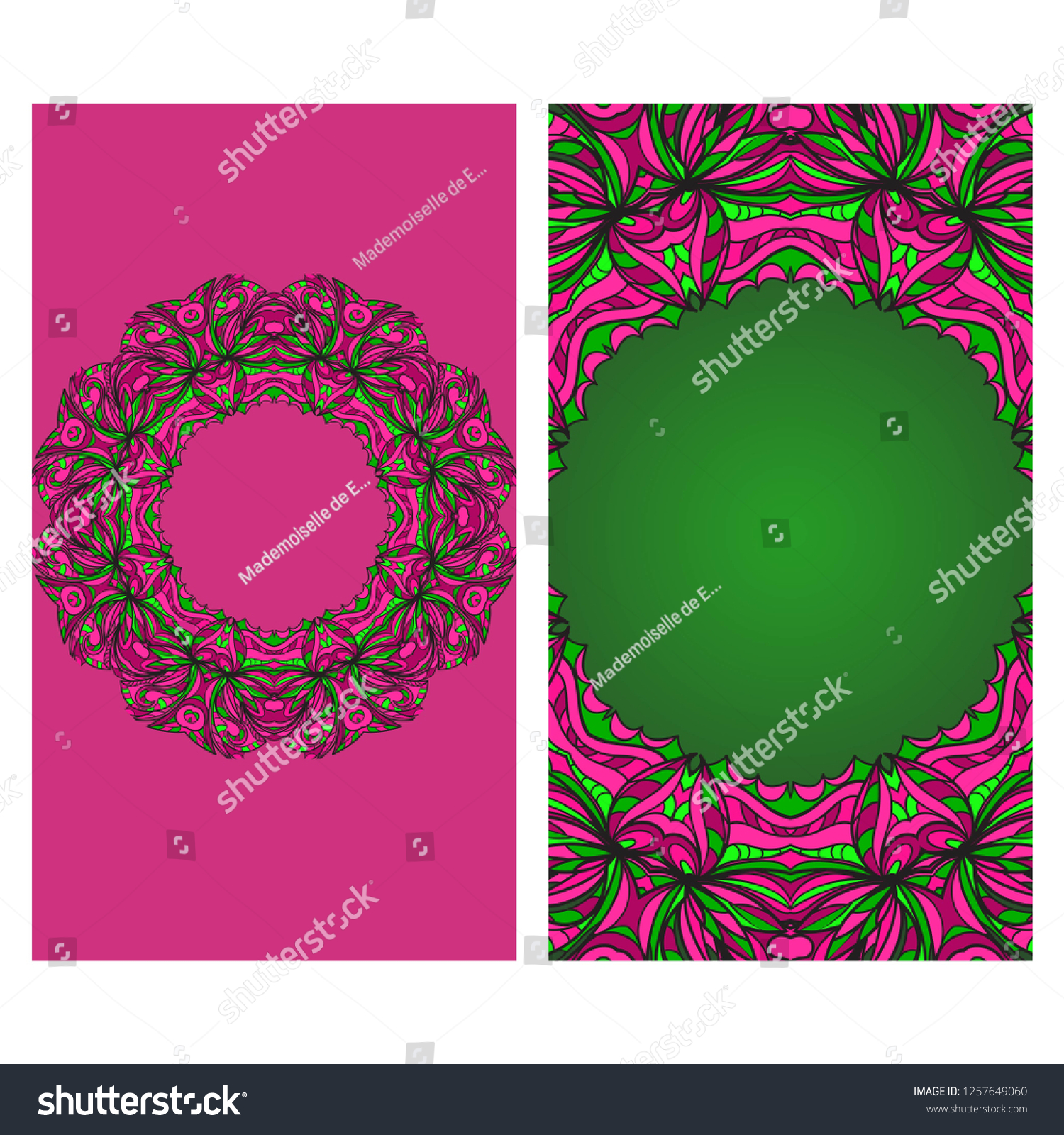 Mandala Design Elements. Wedding Invitation, - Royalty Free Stock ...