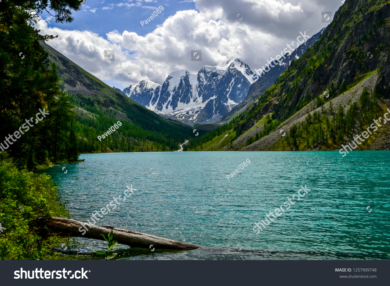 Altai. Shavlinskoe lake - the pearl of Altaimountains Dream, Beauty and fairy Tale #1257909748