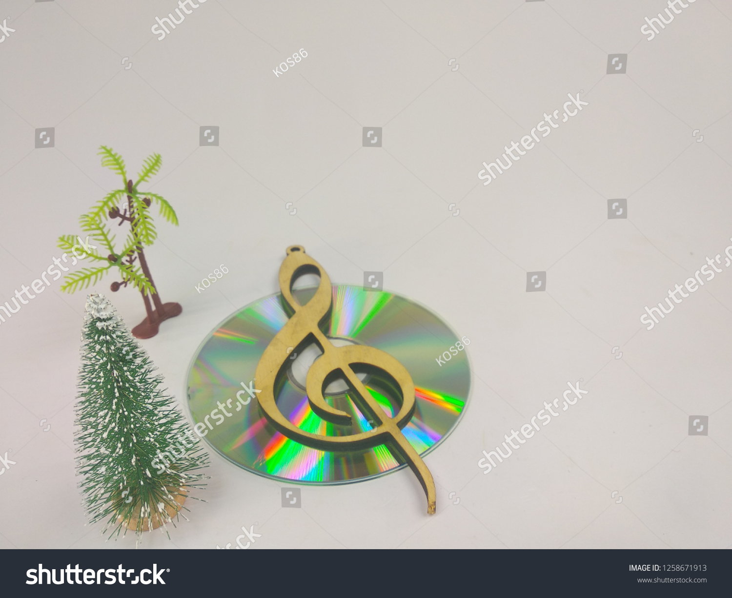 compact discs on a white background.HD. #1258671913