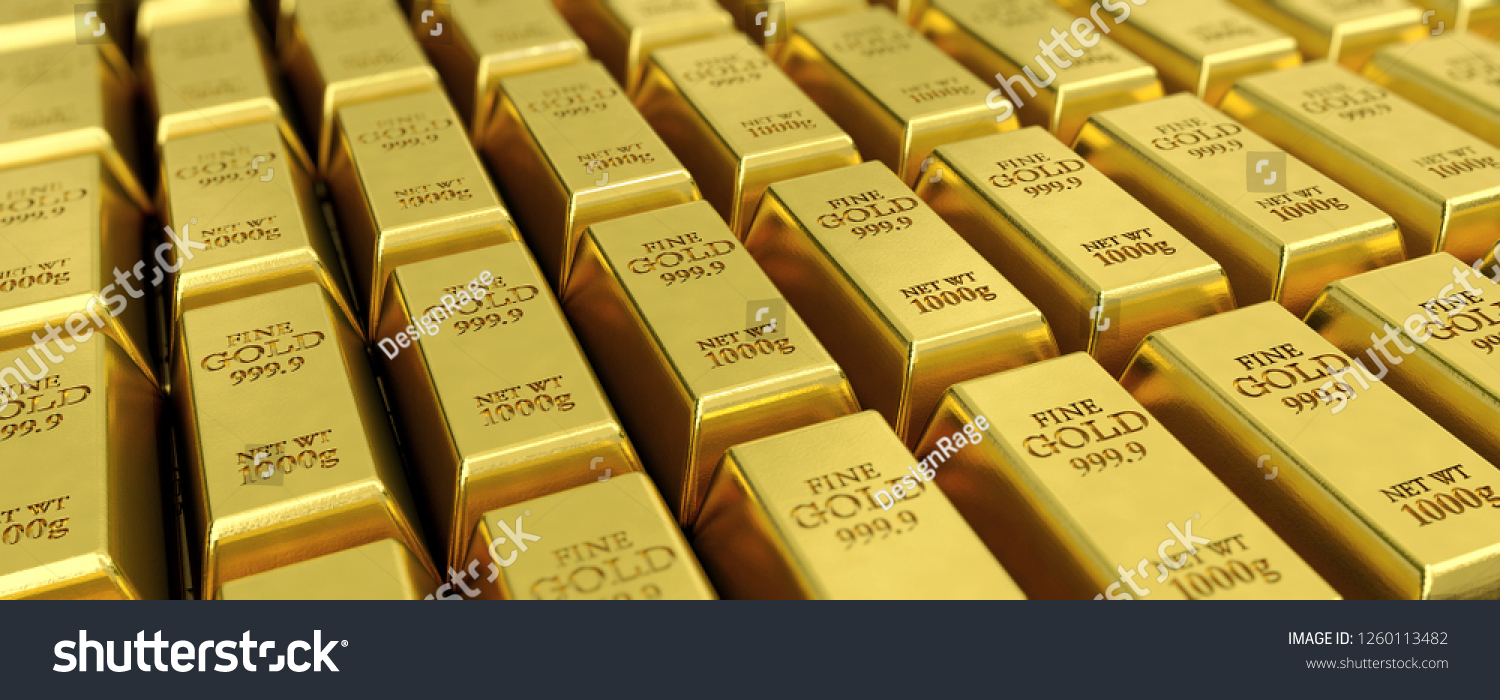 many gold bars #1260113482
