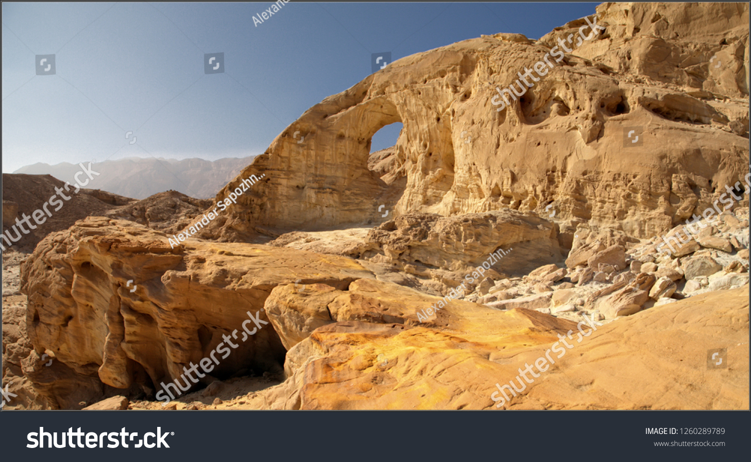 National Park. The Timna Valley is located in southern Israel in the southwestern Arava. #1260289789
