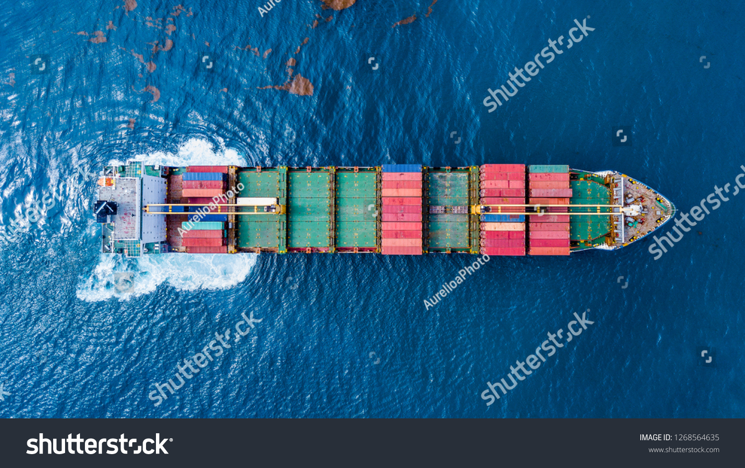 Container Ship Vessel #1268564635