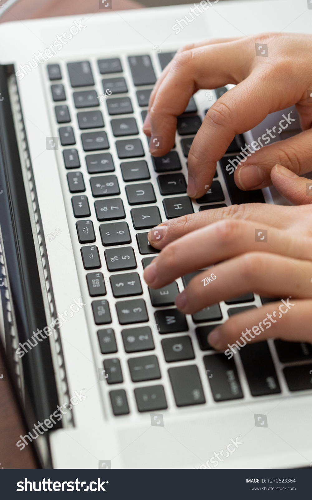Young woman using laptop #1270623364
