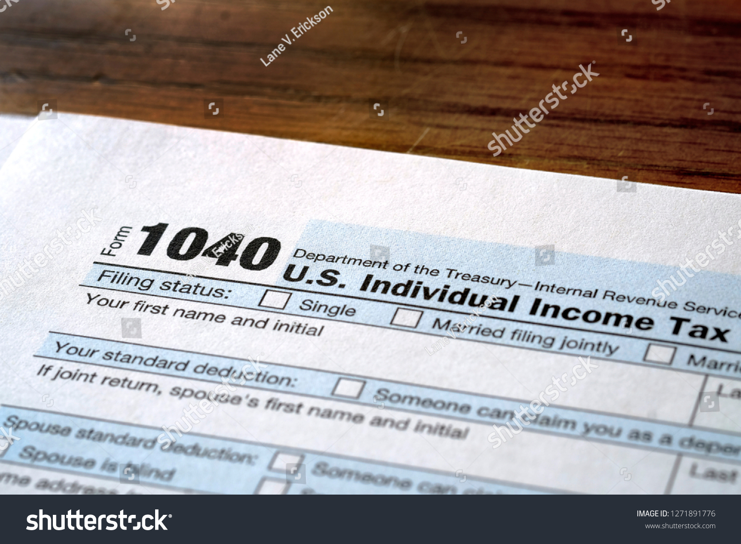 Individual Income Taxes Forms Tax 1040 #1271891776