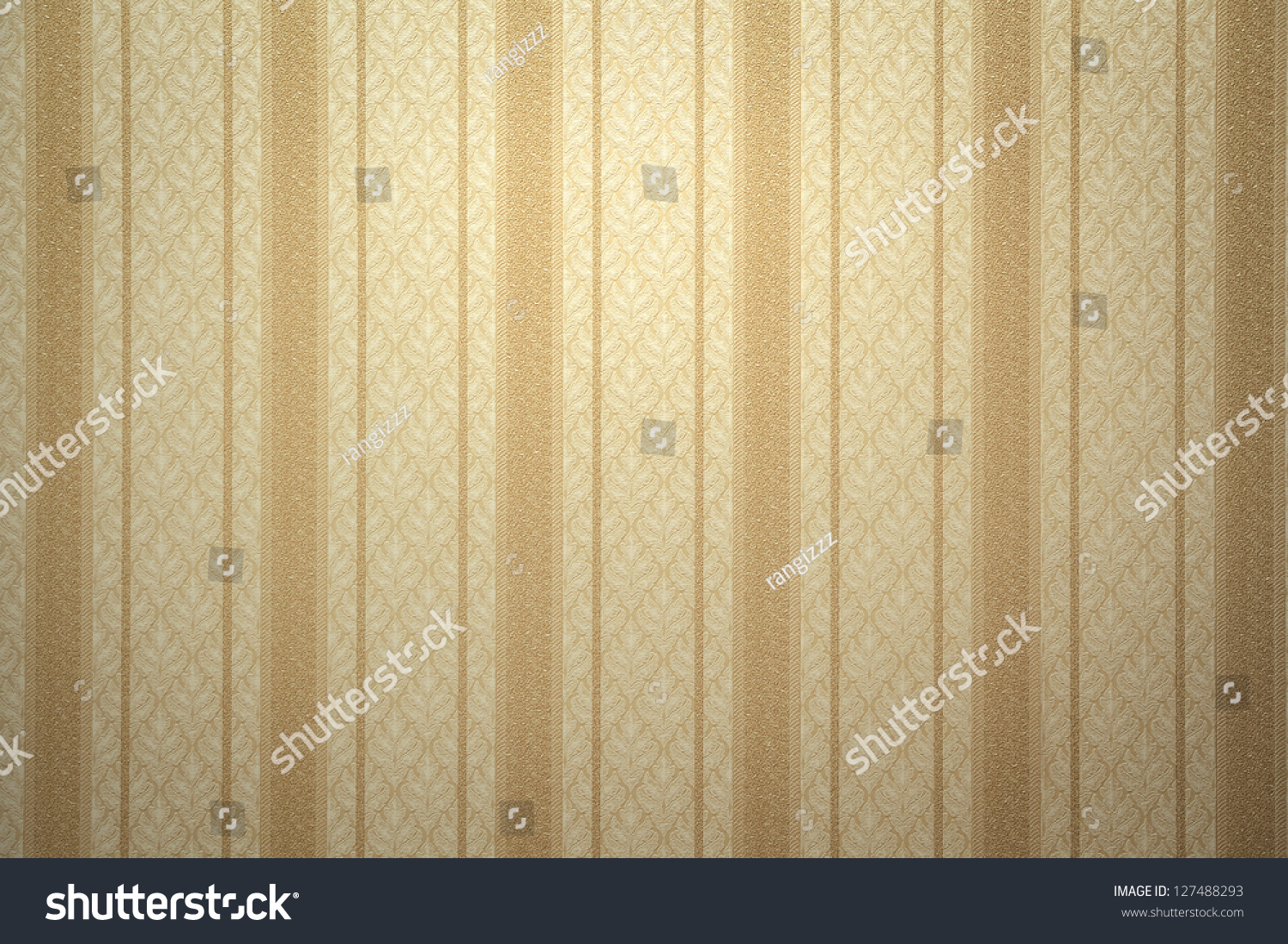 Gold striped wallpaper with copy space #127488293