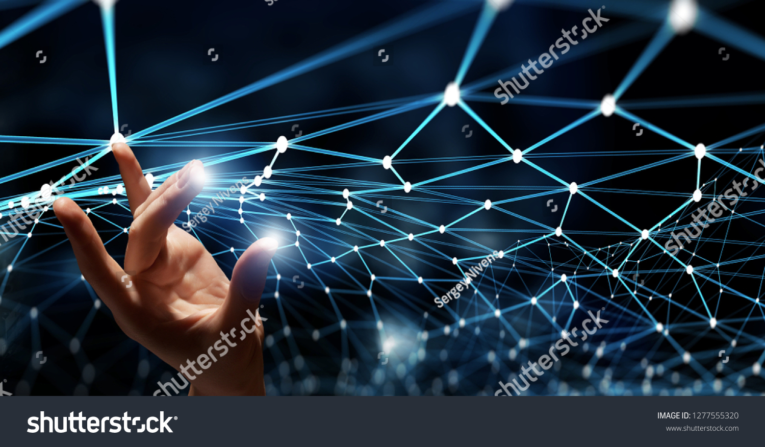 Connection technologies background #1277555320
