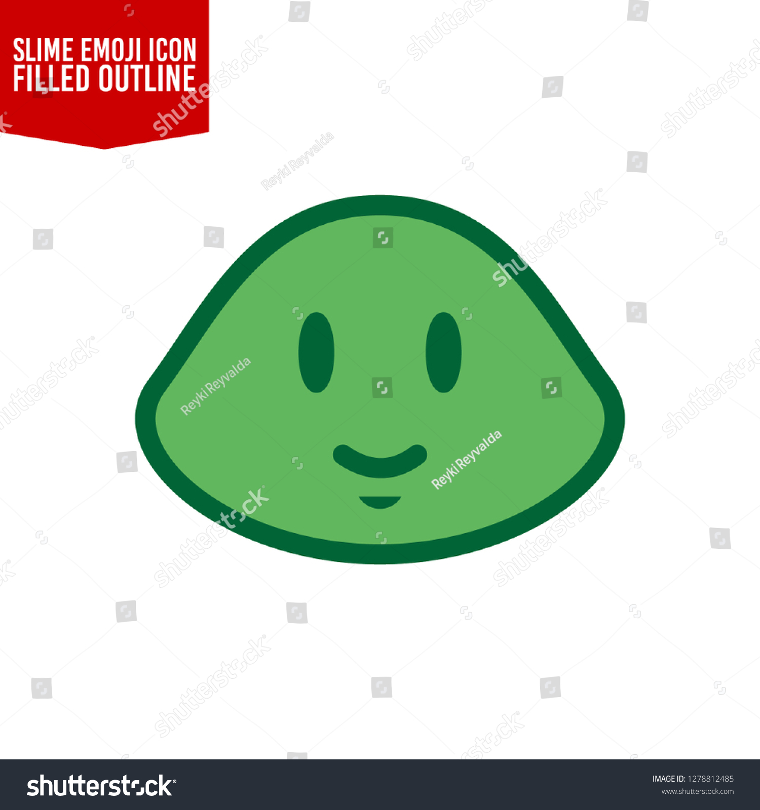 Green Smile Smiling Slime Emoji Emoticon Royalty Free Stock Vector 1278812485 1353