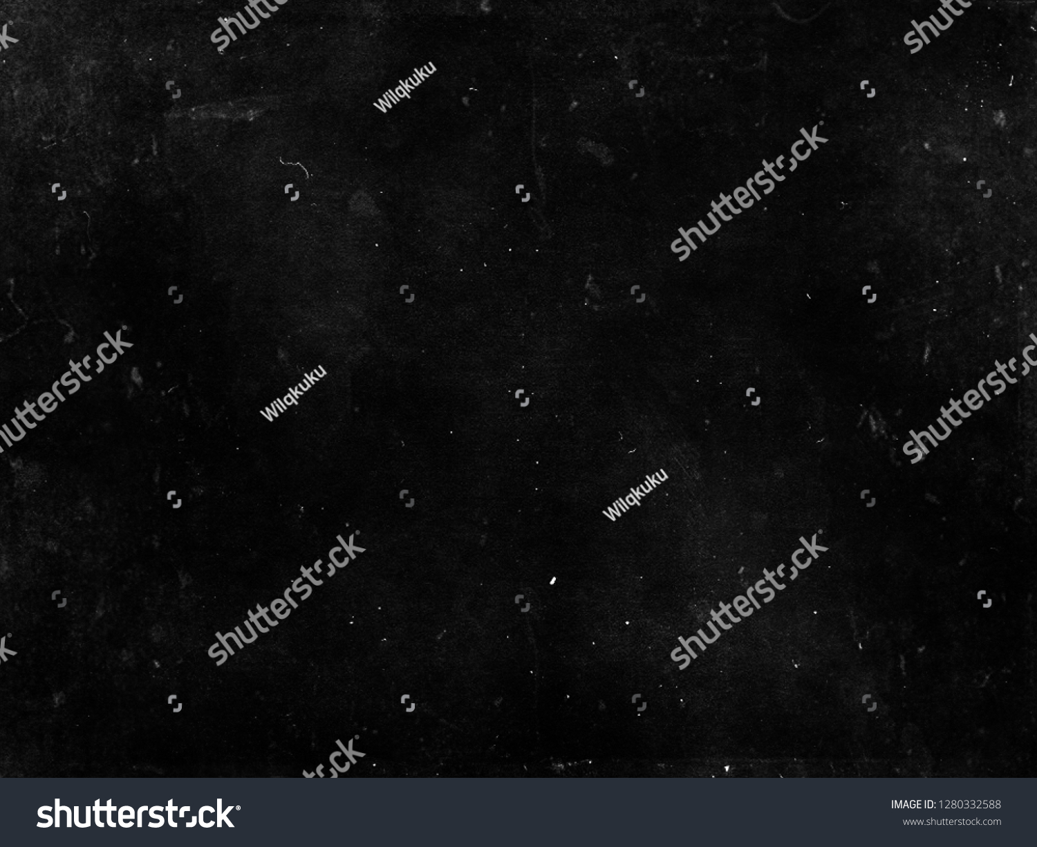 Grunge black scratched background, old film effect, distressed scary texture  #1280332588