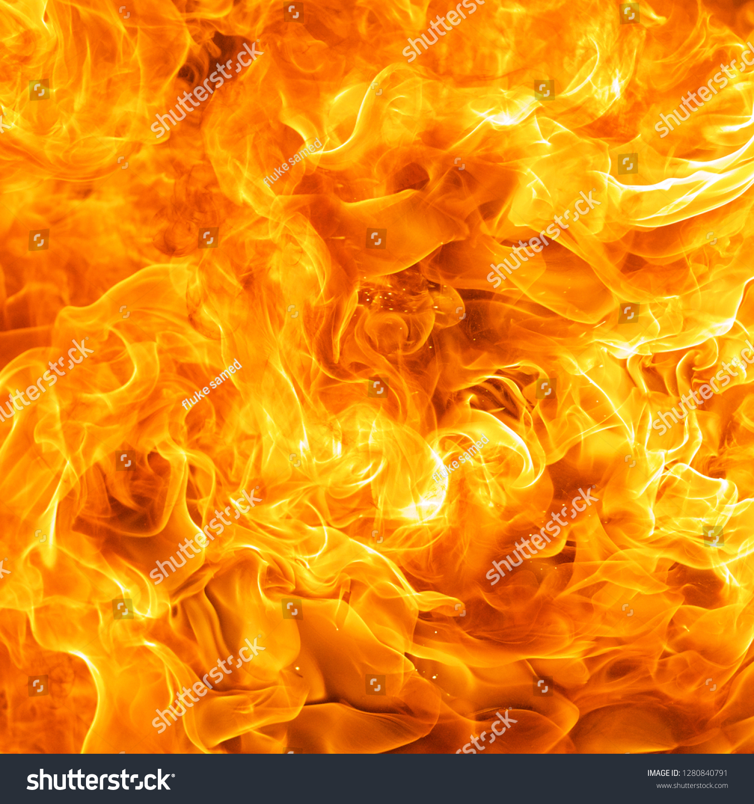 abstract blaze fire flame texture background #1280840791