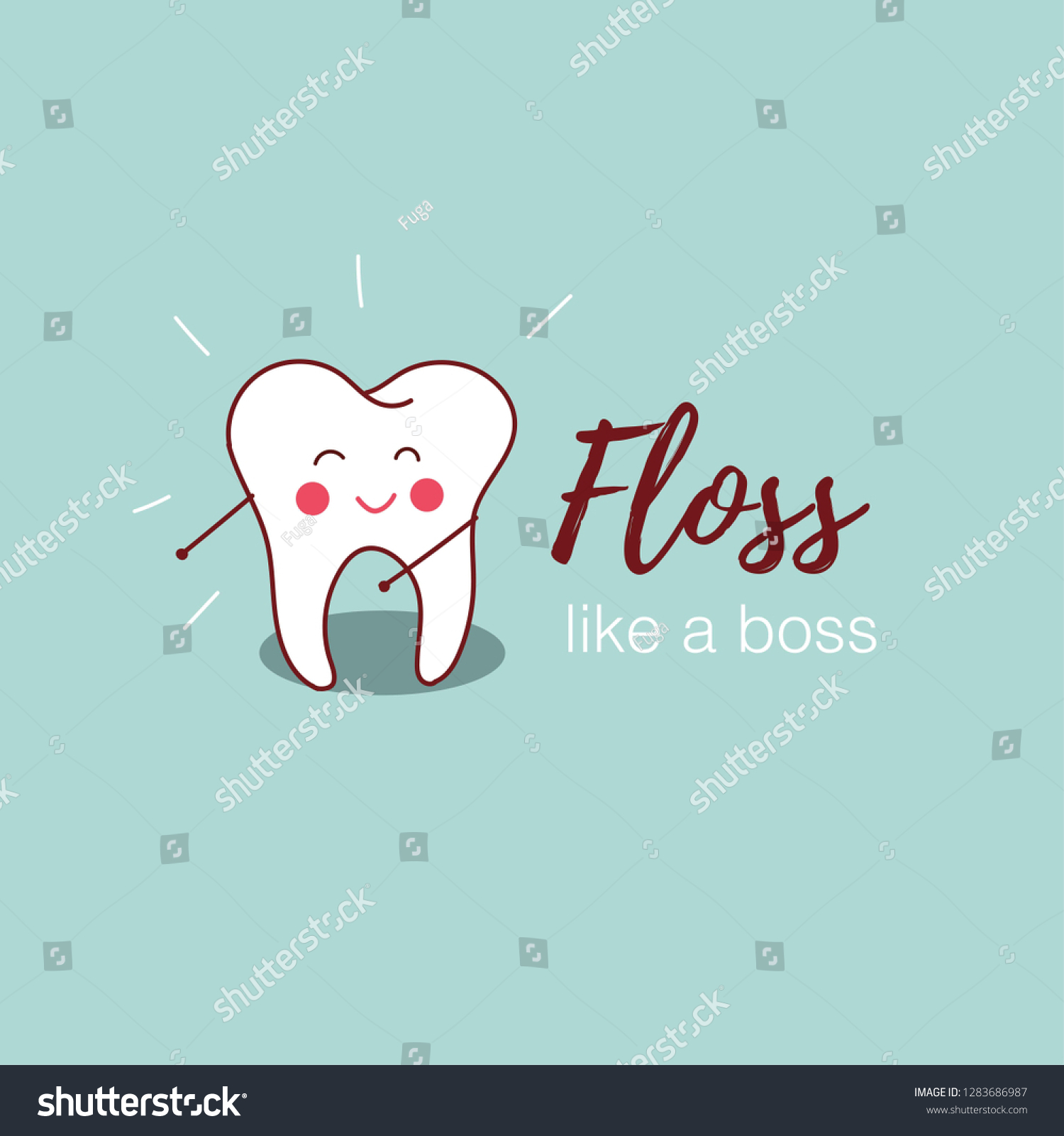 Floss like a boss. Vector illustration of - Royalty Free Stock Vector ...
