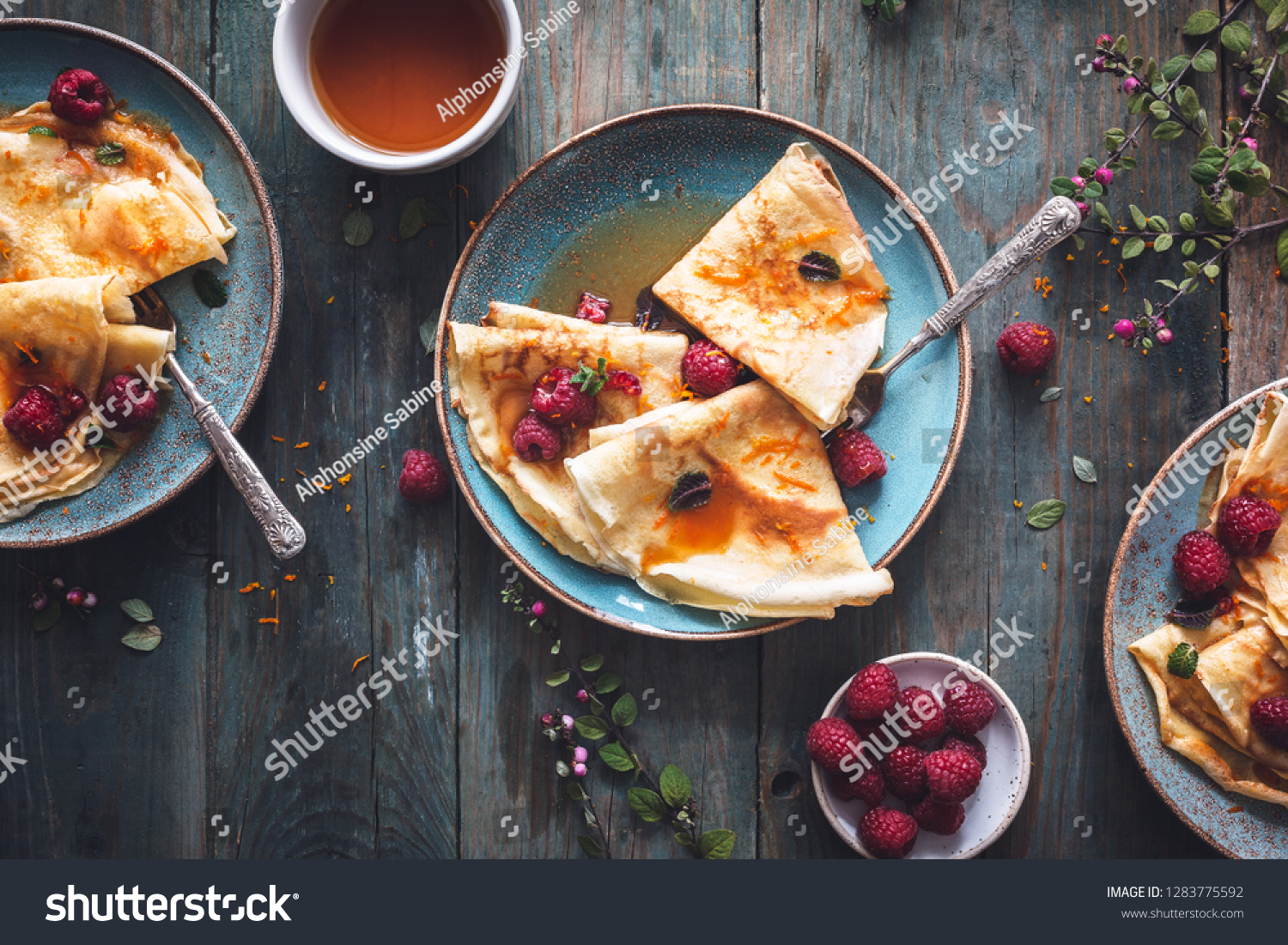 French Crepe Suzette for Chandeleur #1283775592