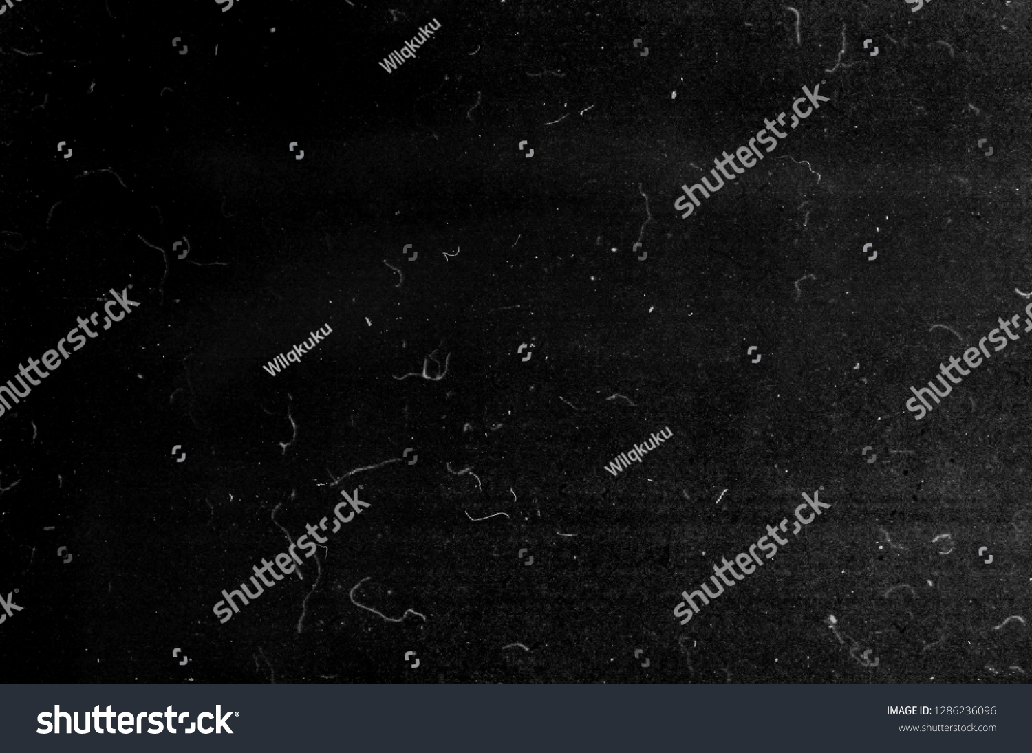 Grunge black scratched scary background, old film effect, dusty texture #1286236096