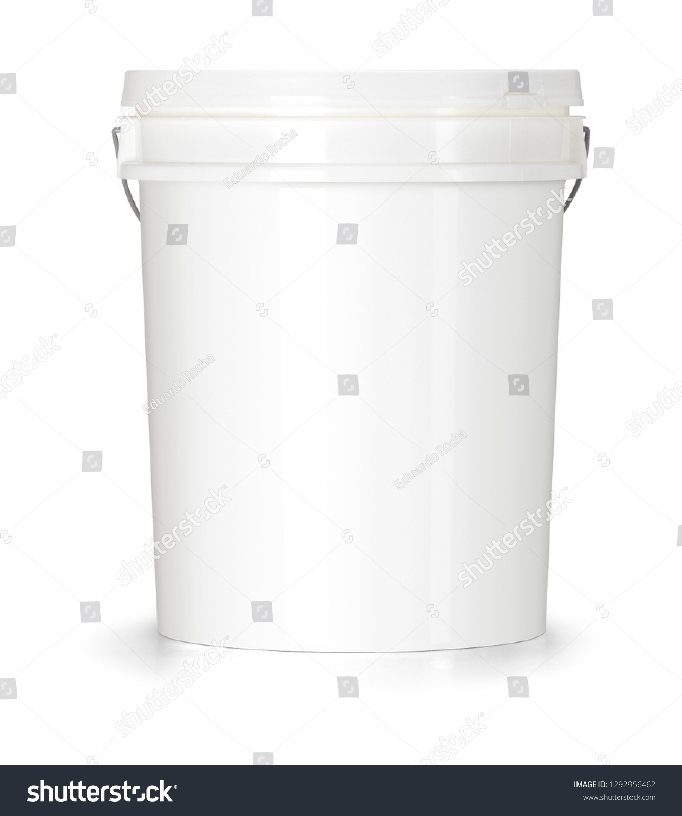 Bucket with lid and handle #1292956462