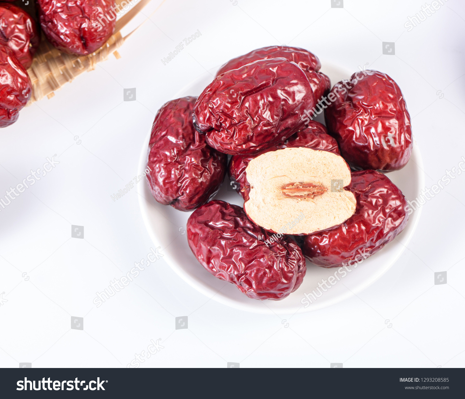 Dried dates, dried dates, dried fruit food #1293208585