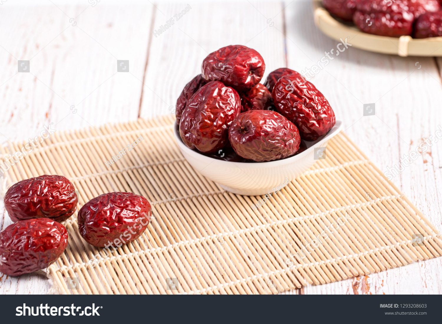 Dried dates, dried dates, dried fruit food #1293208603
