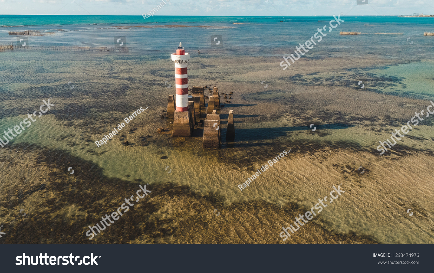 Aerial images of the beach of Maceió Alagoas #1293474976