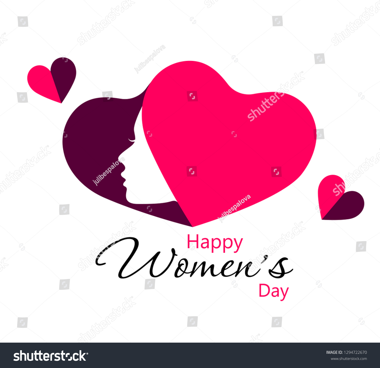 Womens Day Background Design Concept Design Royalty Free Stock