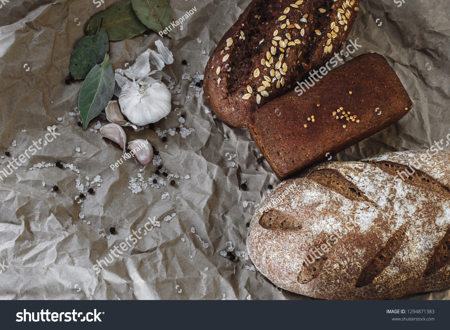 bread, village bread, home bread #1294871383